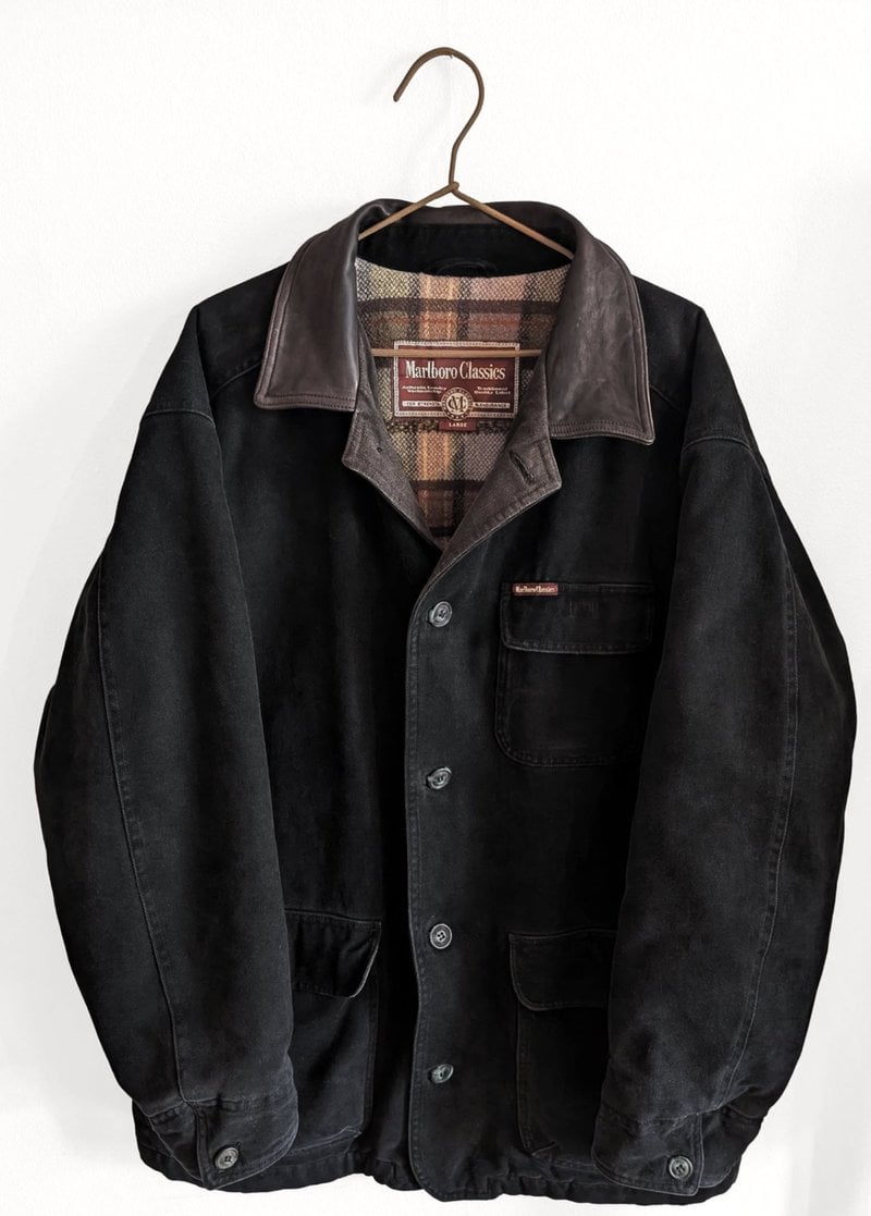 Vintage Marlboro Classics Heavyweight Lined Jacket har sålts för 4 500 kronor. Foto: Tradera